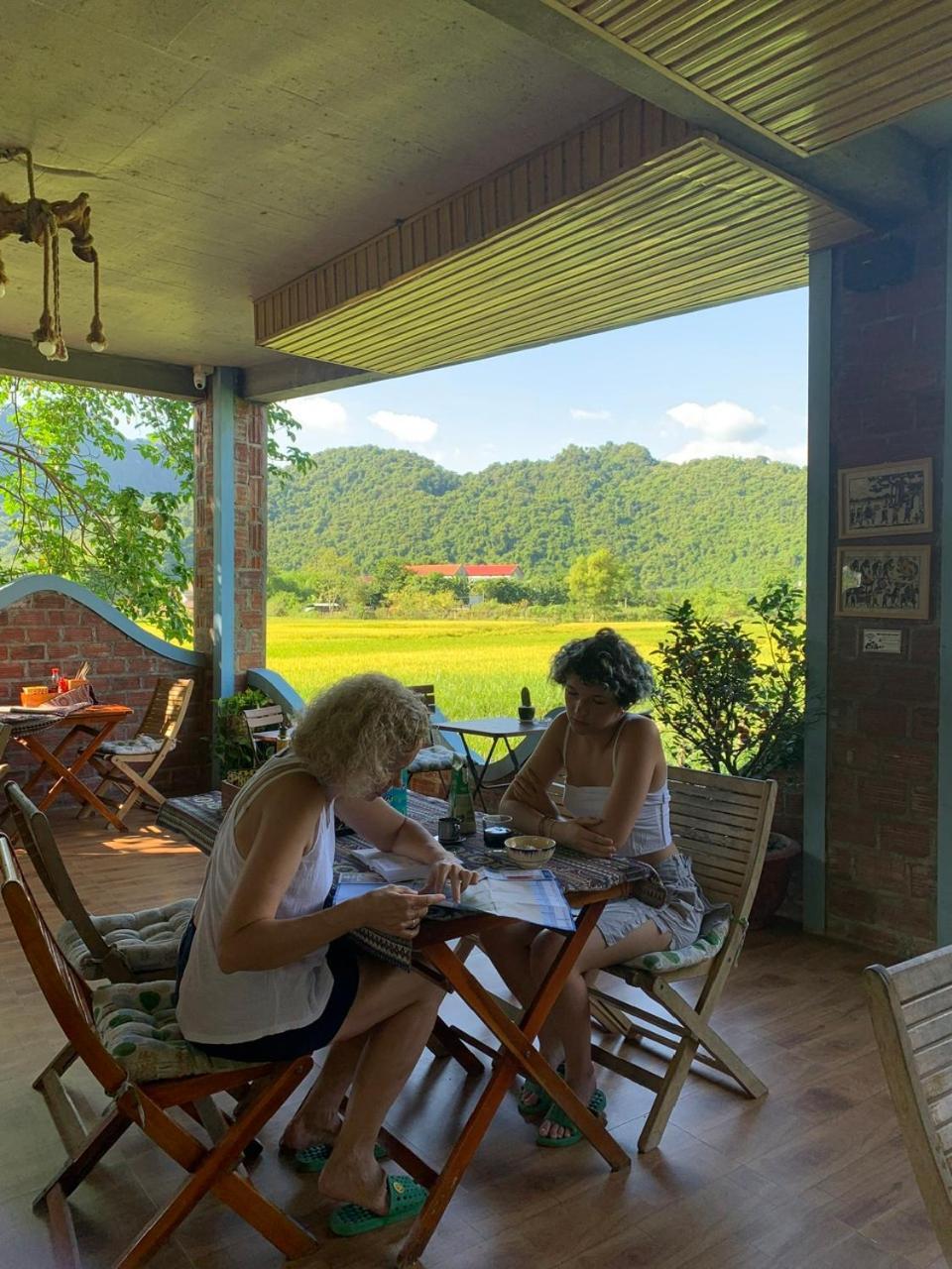 An An Homestay Bungalow Phong Nha Exterior foto